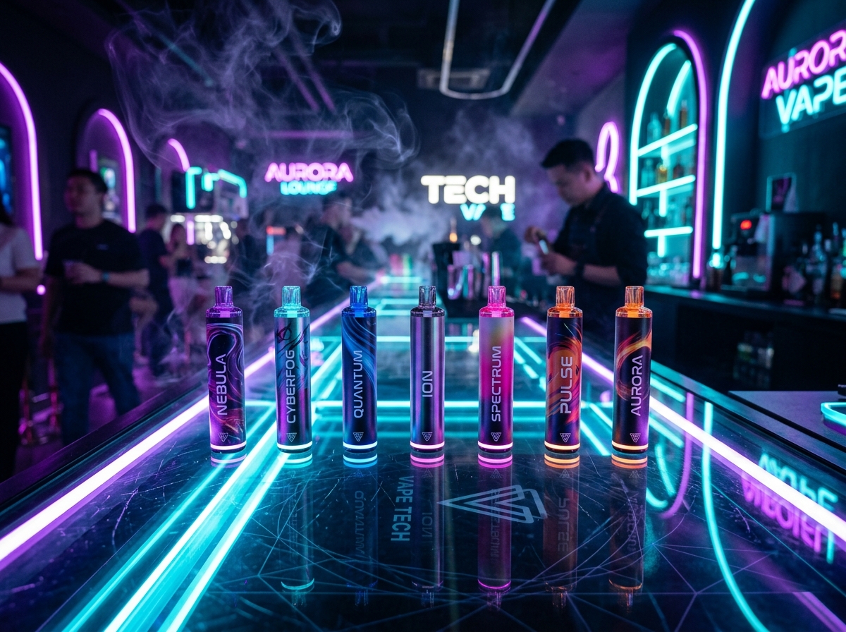 Disposable vape products selection at Smokeyverse
